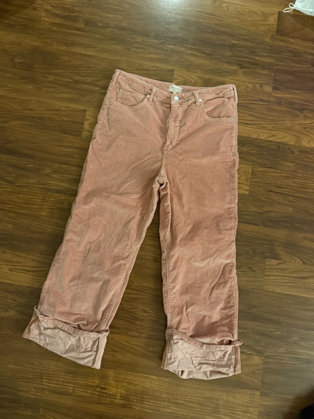 Anthropology Pilcro Dusty Rose Corduroy Pants